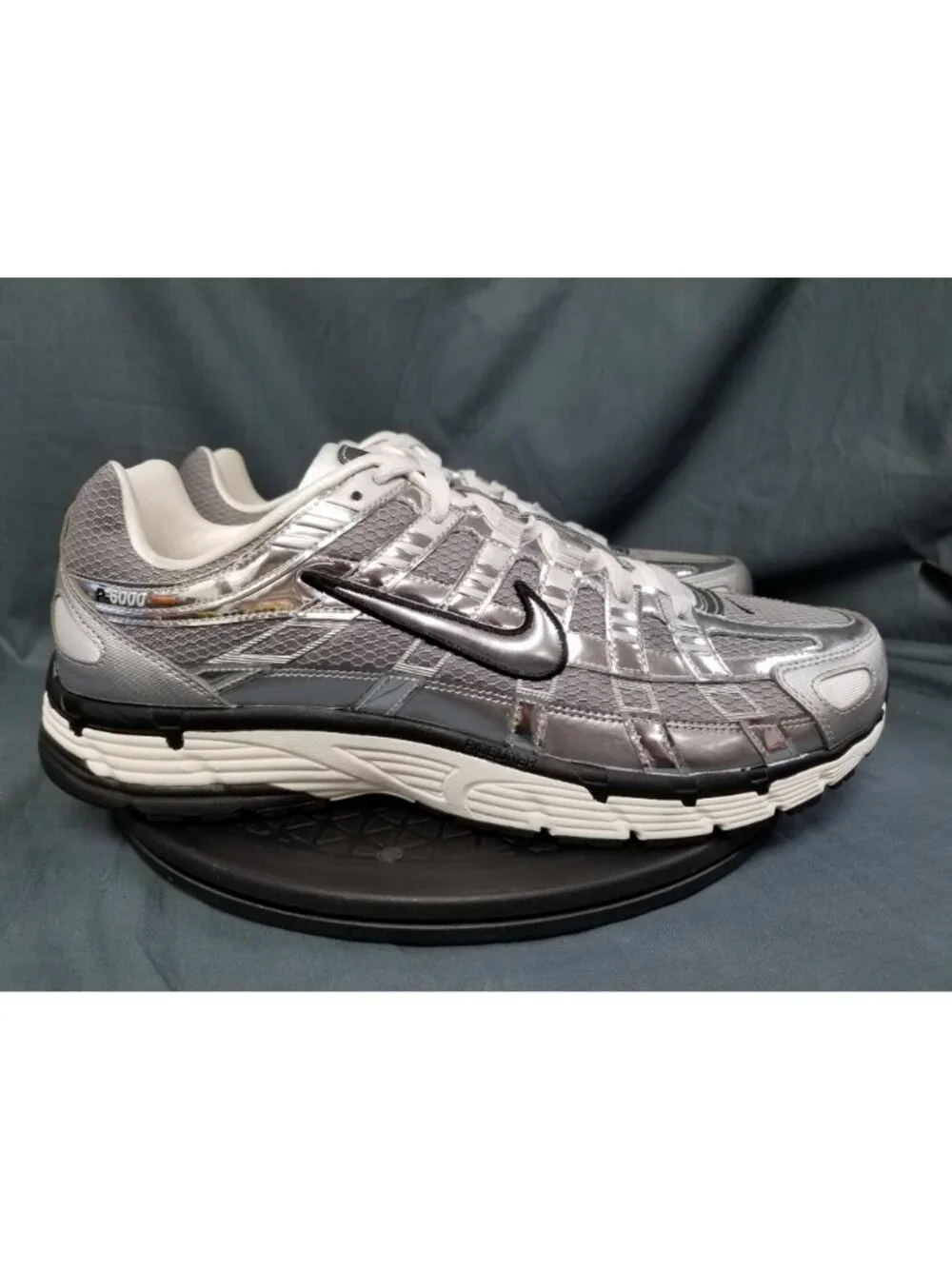 Nike P-6000 Sneakers Metallic Silver CN0149 001 Men's Size 12 NEW NO BOX!